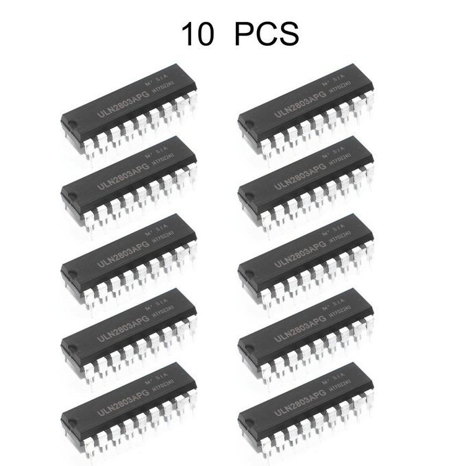 10p S Uln2803a Transistor Array-8 Npn I  Dire T Insertion Da Ington Drive-black