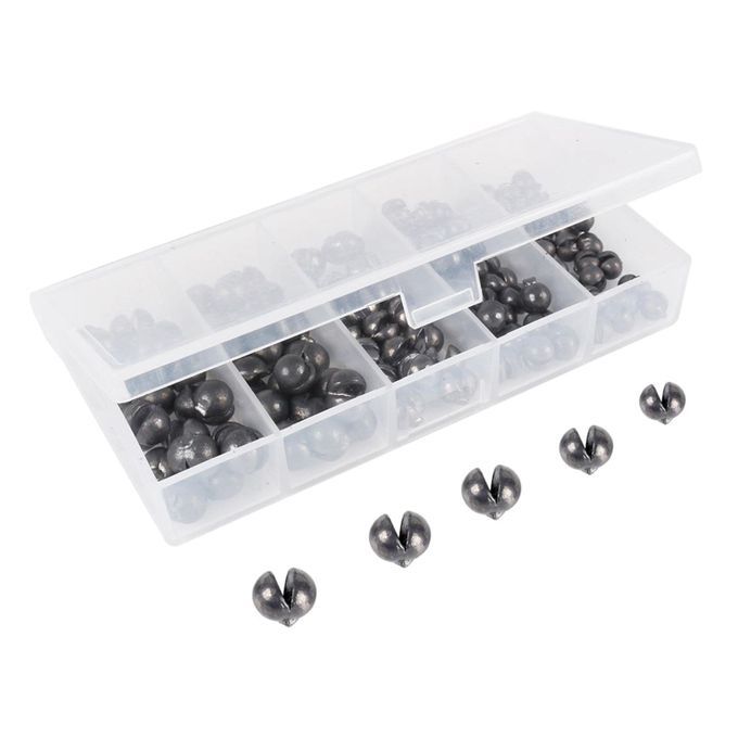 100pcs  Sinker Set Split Lead Shot Weight Removable 100pcs