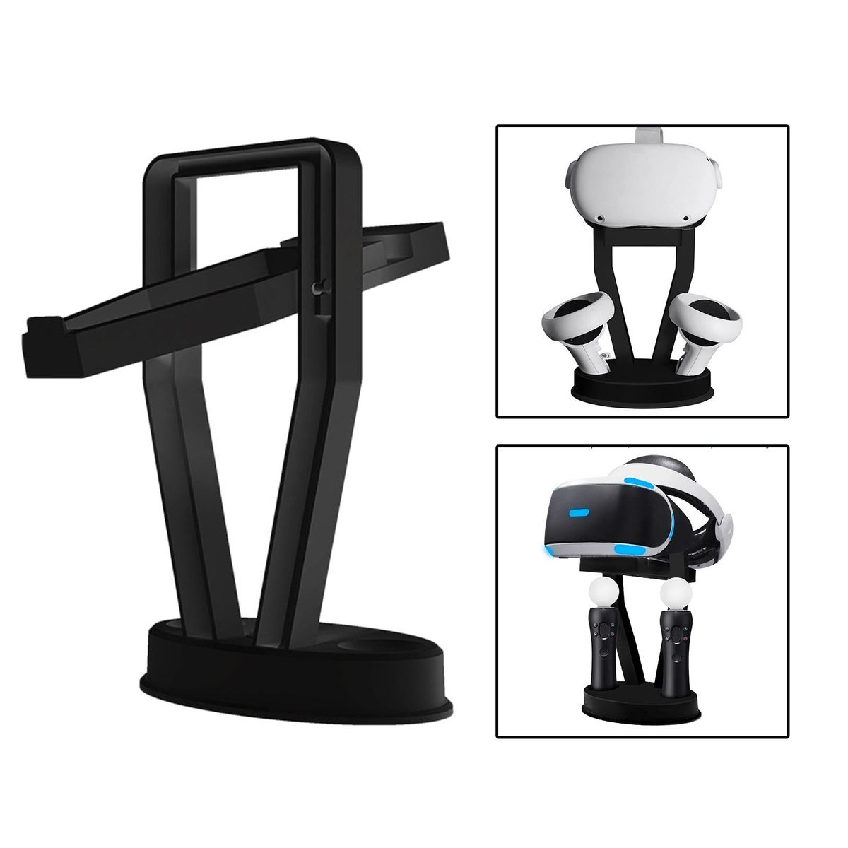 Upgraded Controller Stand Storage Mount For Oculuss Quest 2/PS Black