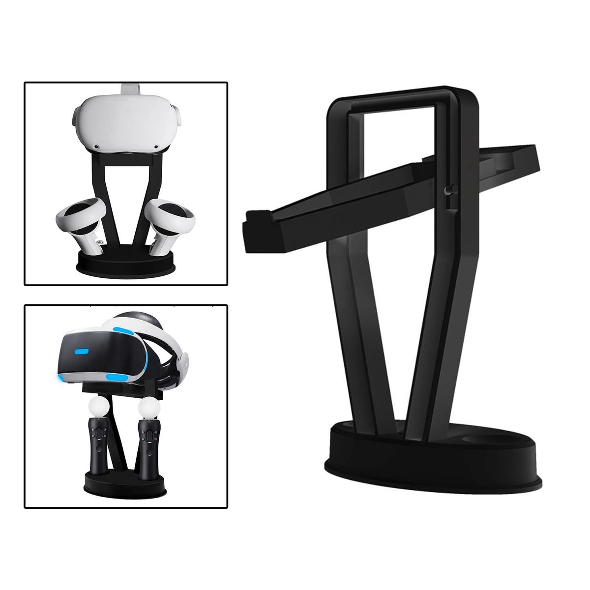 Upgraded Controller Stand Storage Mount For Oculuss Quest 2/PS Black
