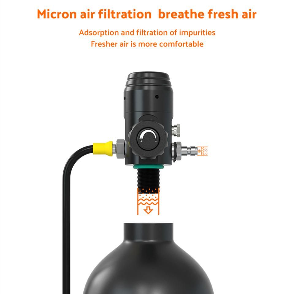 Smaco 2L Mini Scuba Tank Diving Equipment