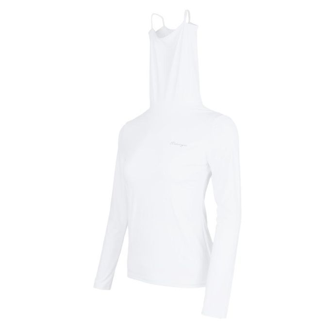 Quick Drying Golf T-shirt For Women Rash Guard Top Long Sleeve White S