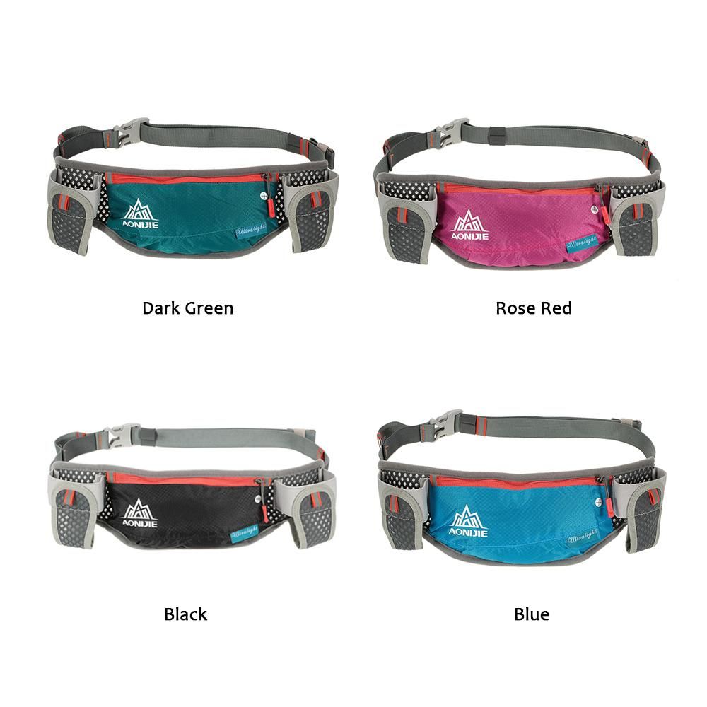 AONIJIE Running Hydration Belt Bottle Holder Belt Reflective Running Water Belt Fanny Pack Waist Packs
