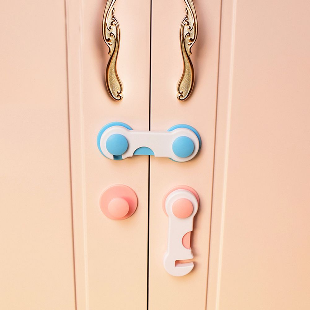 5 Pcs OF Set Babies Lock Protection Of Children Baby Safety Lock Cupboard Cabinet Door Drawer Kids Safety Locks