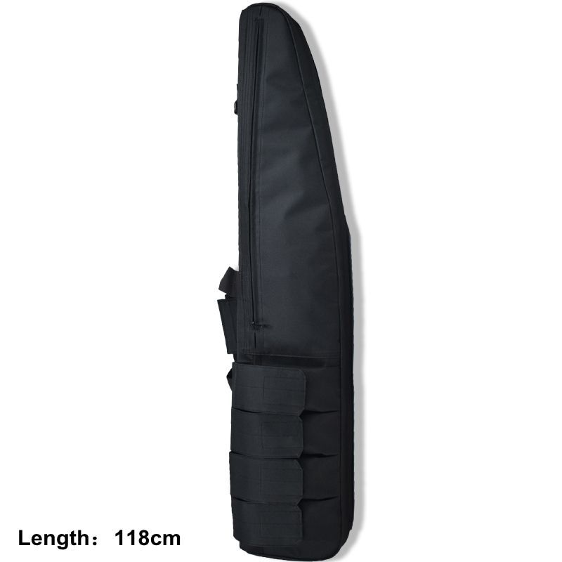 Nylon Gun Bag Shooting Hunting Pouch Airsoft Case Gun Carry Shoulder Bag 118cm Black