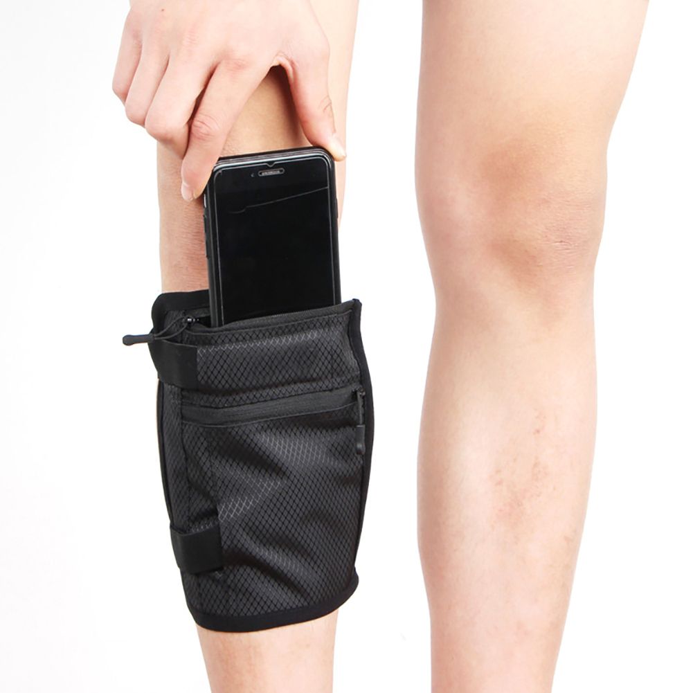 Outdoor Running Sports Invisible Breathable Mobile-Black