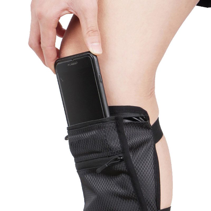 Outdoor Running Sports Invisible Breathable Mobile-Black