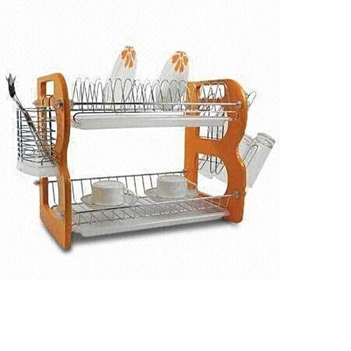 Double Layer Dish Rack/Plate Drainer