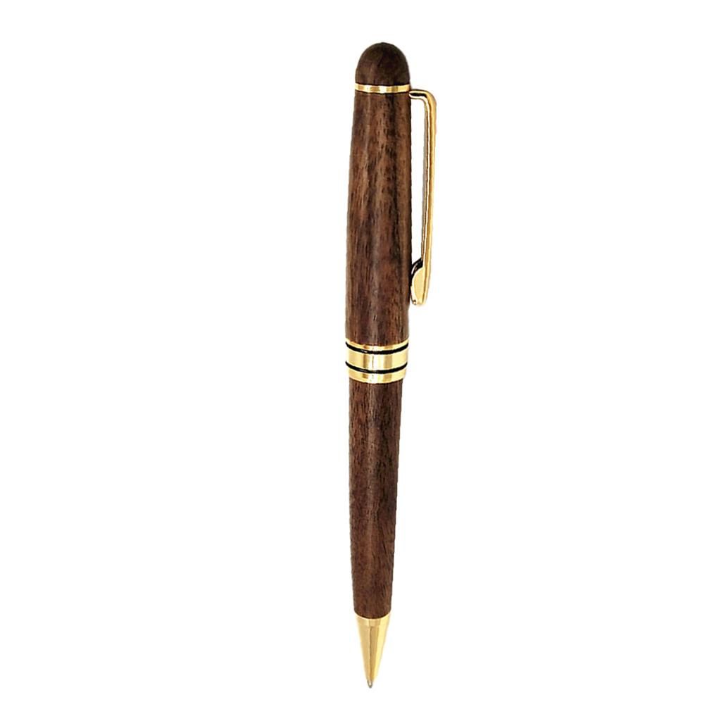 1pc Engraved Wooden Ballpoint Pen 0.5mm Walnut Personalized Baby