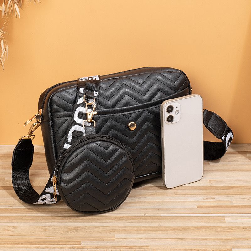 Unisex Cross Side Bag With Mini Purse