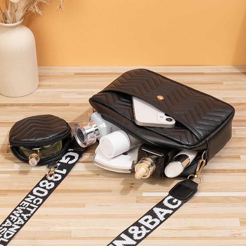 Unisex Cross Side Bag With Mini Purse