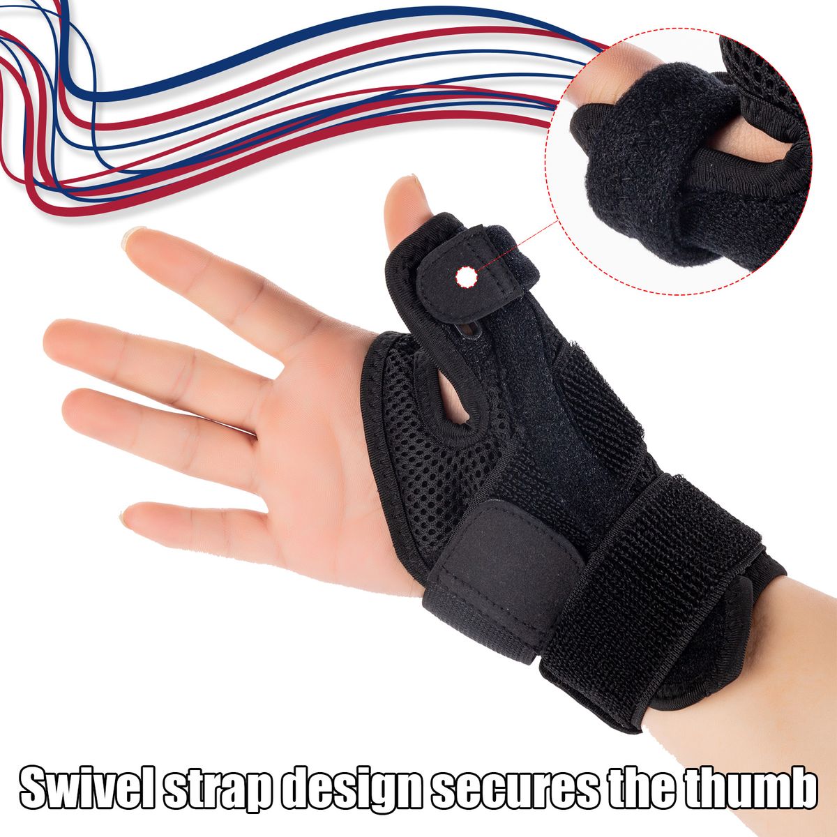 Thumb Wrist Brace, Suitable  Left And Right Hands（Pack Of 1）