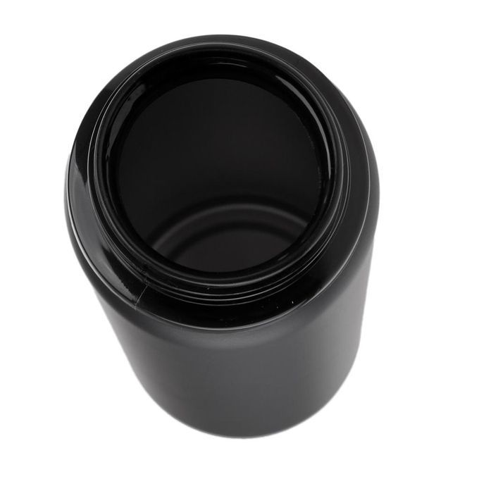 Portable 700ml Water Bottle Outdoor Sports Cycling Stainless Black