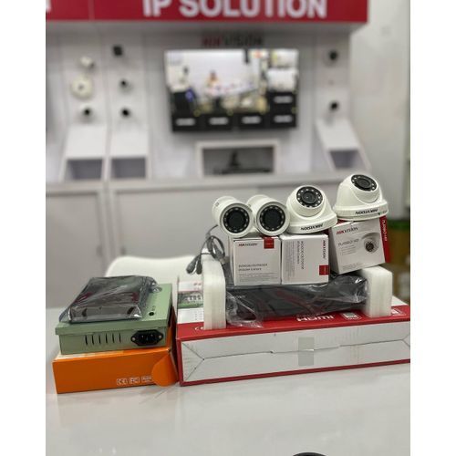 CCTV Camera & 4 Channels DVR 1080p + 2 Indoor + 2 Outdoor