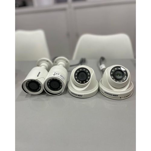 CCTV Camera & 4 Channels DVR 1080p + 2 Indoor + 2 Outdoor