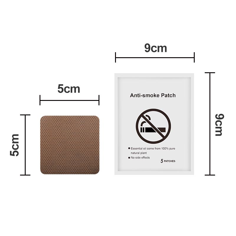 Quit Stop Smoke Ingredient Chinese 100% 20/40/80/100pcs Cessation Herbal Natural Anti Smoking Smoke Patch Medical Plaster