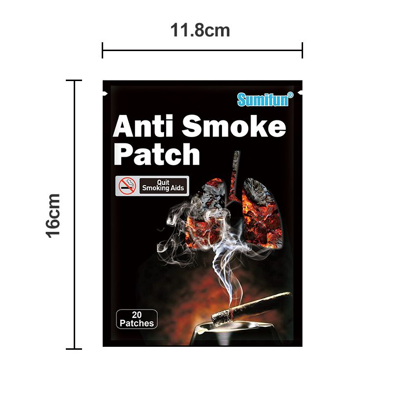 Quit Stop Smoke Ingredient Chinese 100% 20/40/80/100pcs Cessation Herbal Natural Anti Smoking Smoke Patch Medical Plaster