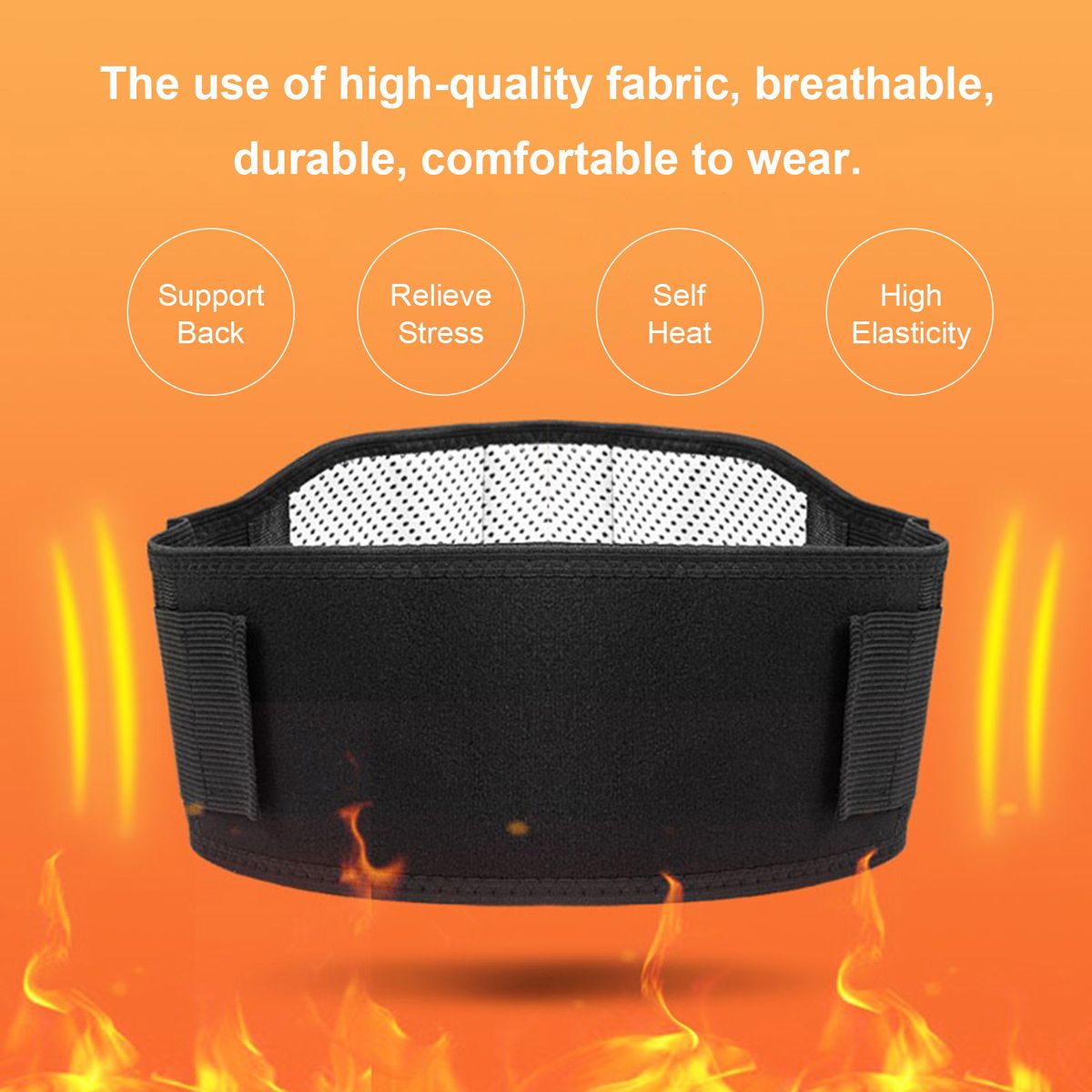 Self-heating Magnetic Therapy Back Brace Support Brace