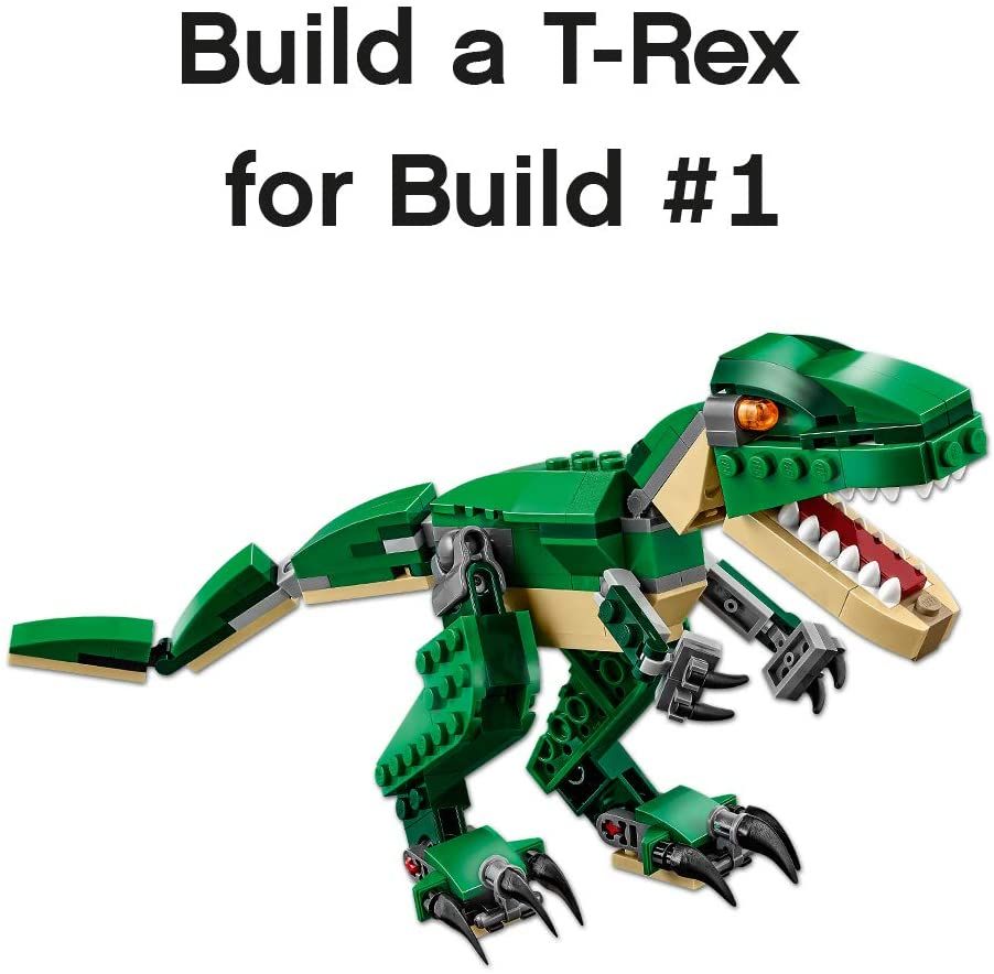 Creator Mighty 3-in-1 Dinosaurs Set 31058 (174 Pieces)