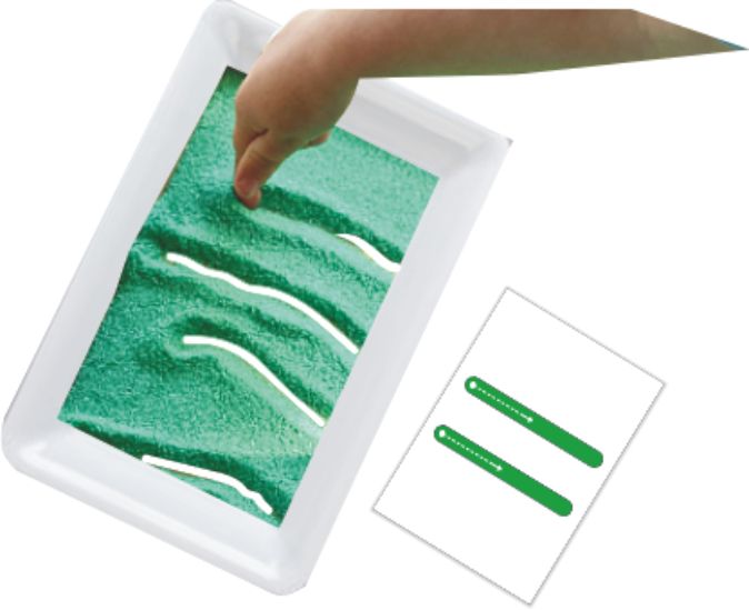 Sand Tray With Wooden Pen, Letter Formation Writing Exercises, Pen Control And Writing Muscle Memory Tool For Kids .
