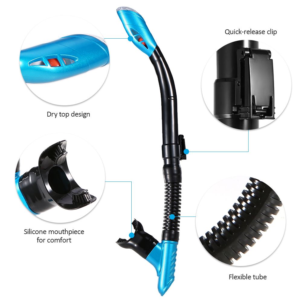 Snorkeling Mask Snorkel Set Anti-fog Swimming Diving Goggles