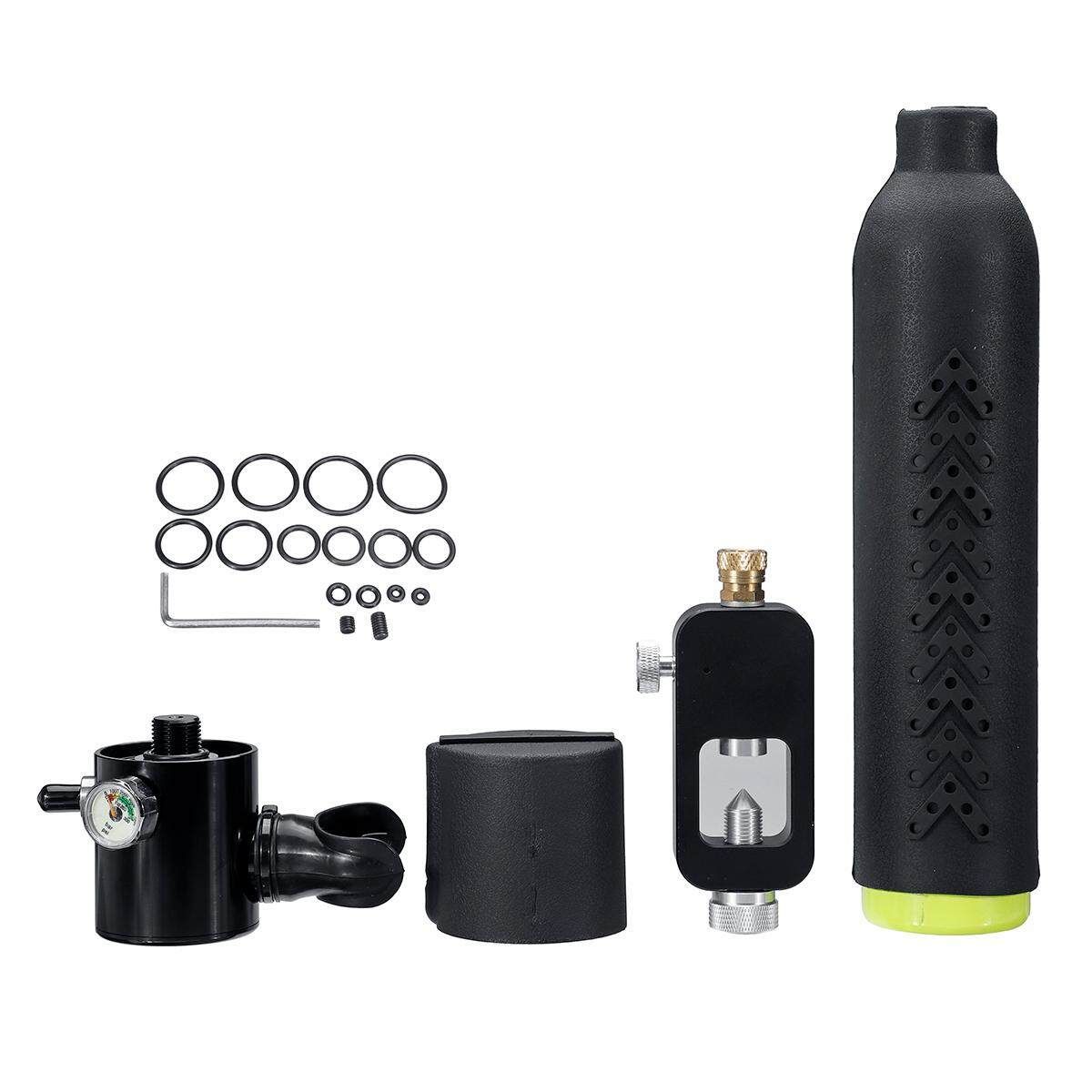 Diving Scuba Cylinder Underwater Oxygen Tank Breath Head Adapter Set