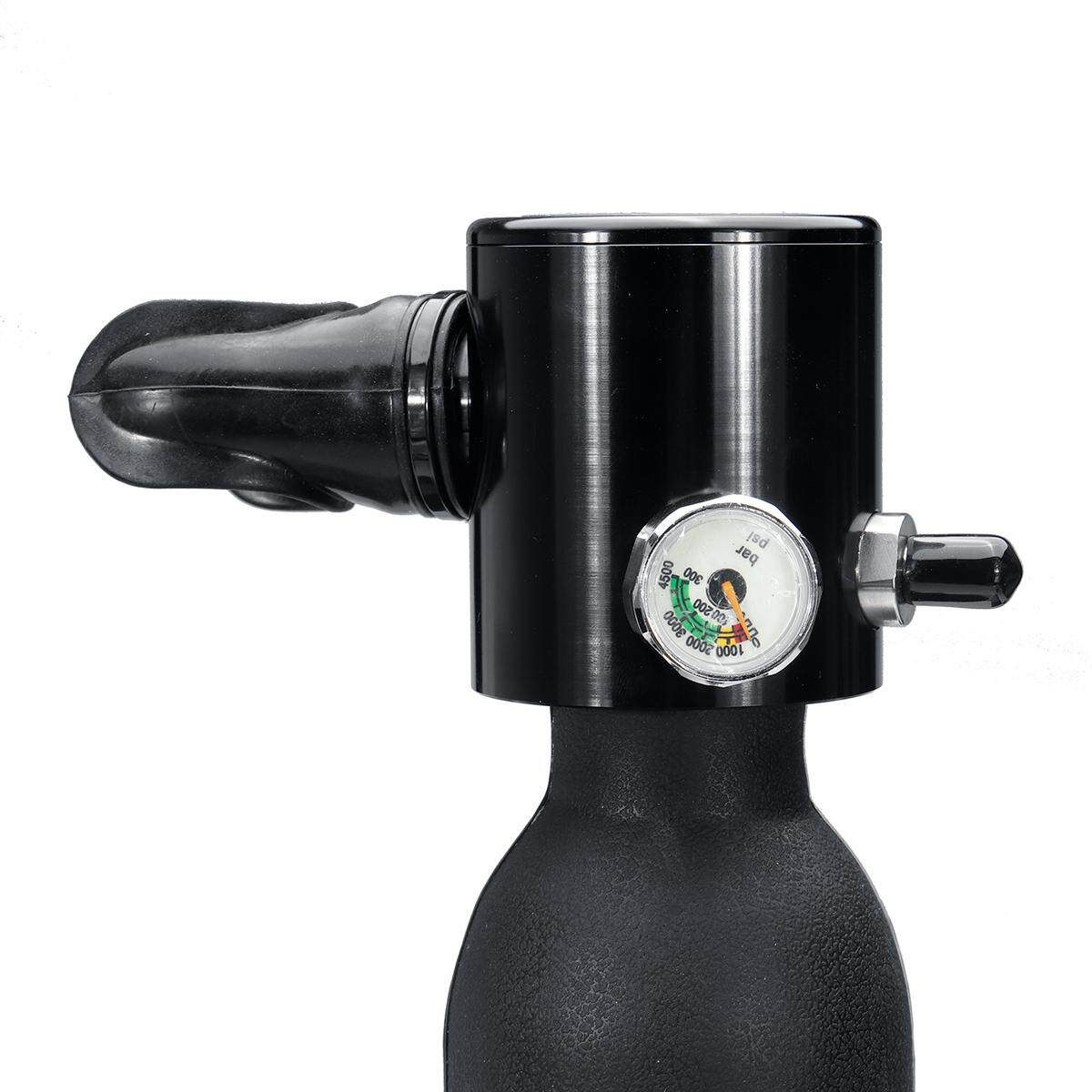 Diving Scuba Cylinder Underwater Oxygen Tank Breath Head Adapter Set