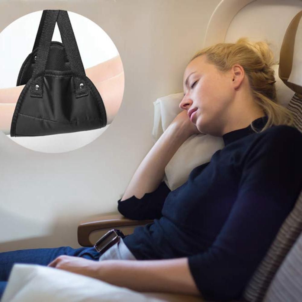 Ergonomic Foot Rest, Travel Footrest Airplane Leg Rest Flight Foot Hammock Carry-On Under Desk Accessories