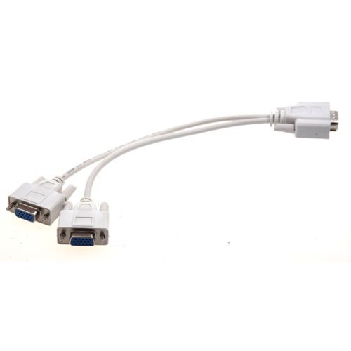 Durable Male To 2 Female Monitors Y-Splitter Cable Wire-