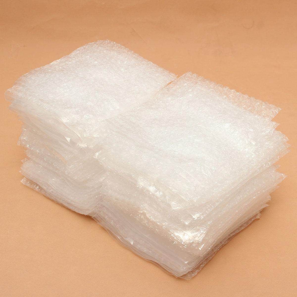 20PCs Clear Shakeproof Recyclable Small Packing Pouches Poly Bubble Wrap Bags 18*20cm 18*20cm