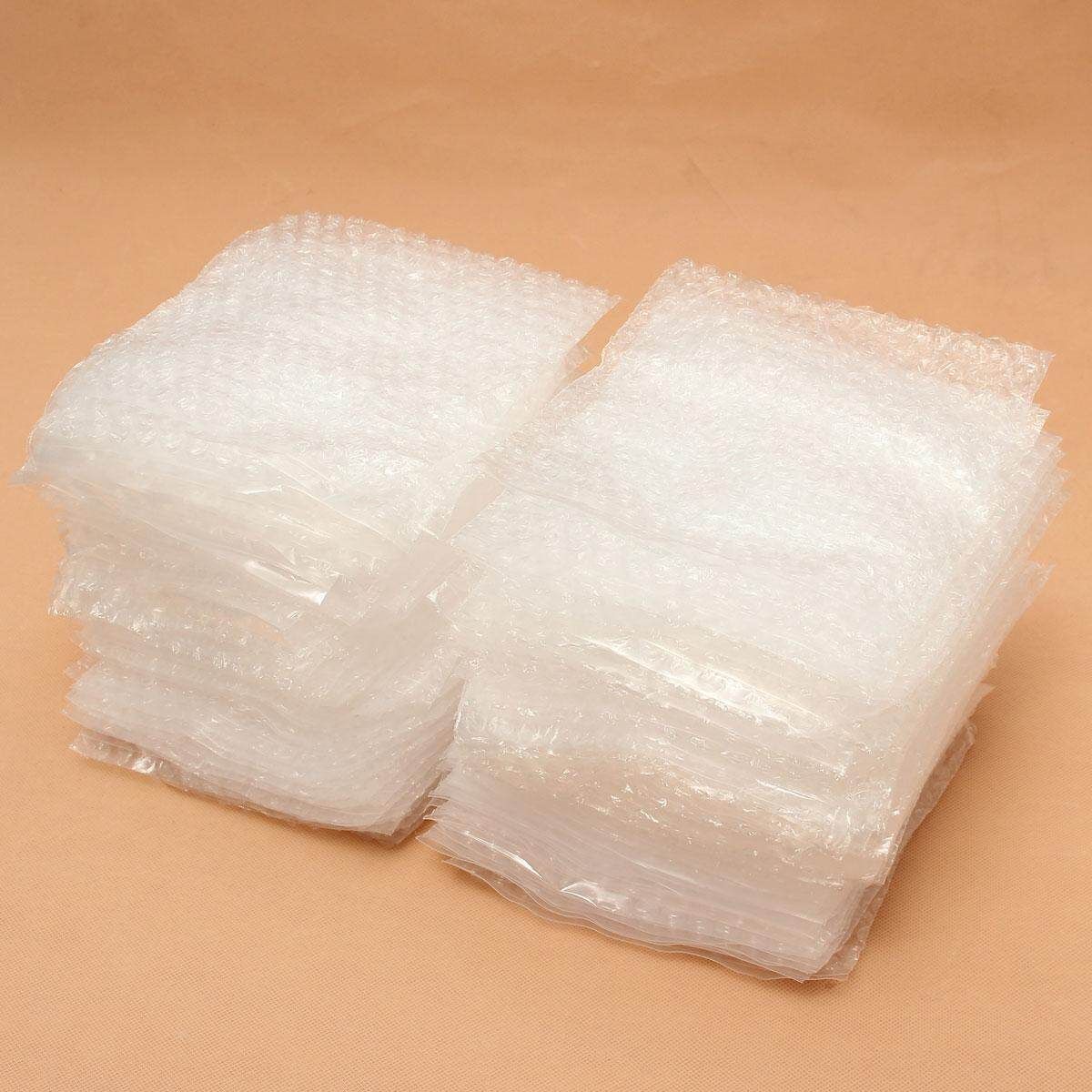20PCs Clear Shakeproof Recyclable Small Packing Pouches Poly Bubble Wrap Bags 18*20cm 18*20cm