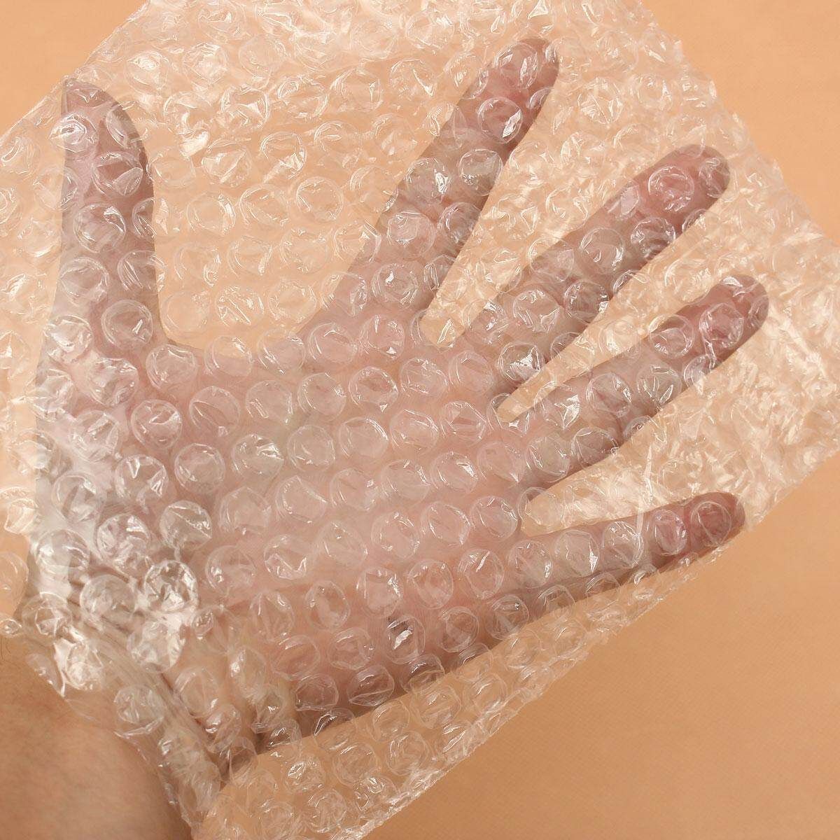 20PCs Clear Shakeproof Recyclable Small Packing Pouches Poly Bubble Wrap Bags 18*20cm 18*20cm