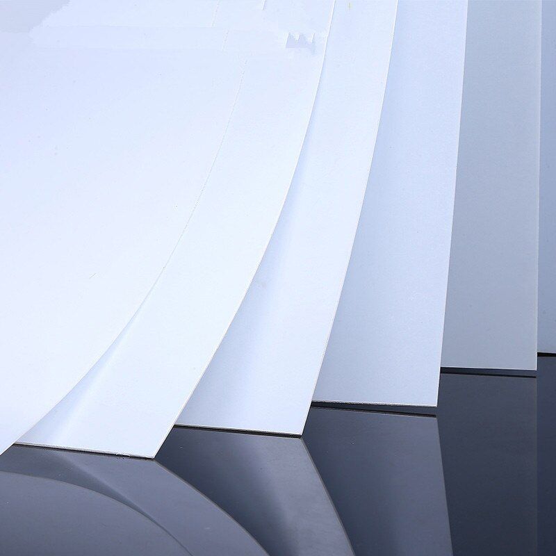 1pcs Black White ABS Styrene Plastic Flat Sheet Plate