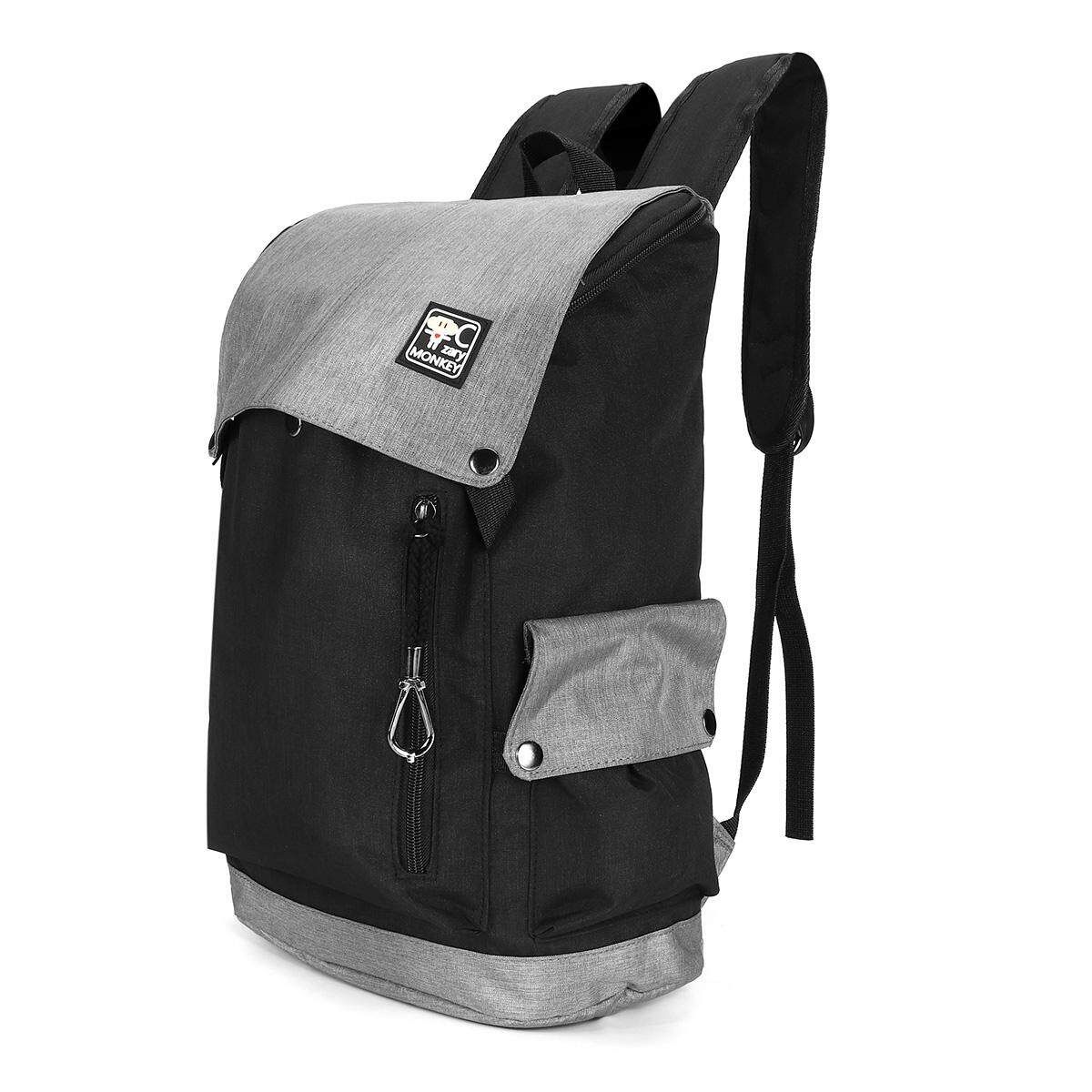 20-35L Knapsack Couple Shoulder Bag Backpack Grey