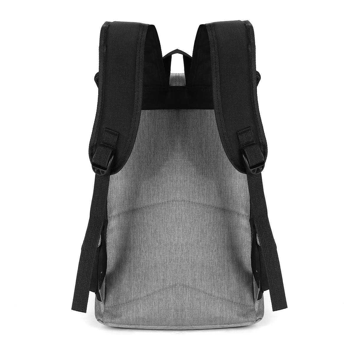20-35L Knapsack Couple Shoulder Bag Backpack Grey