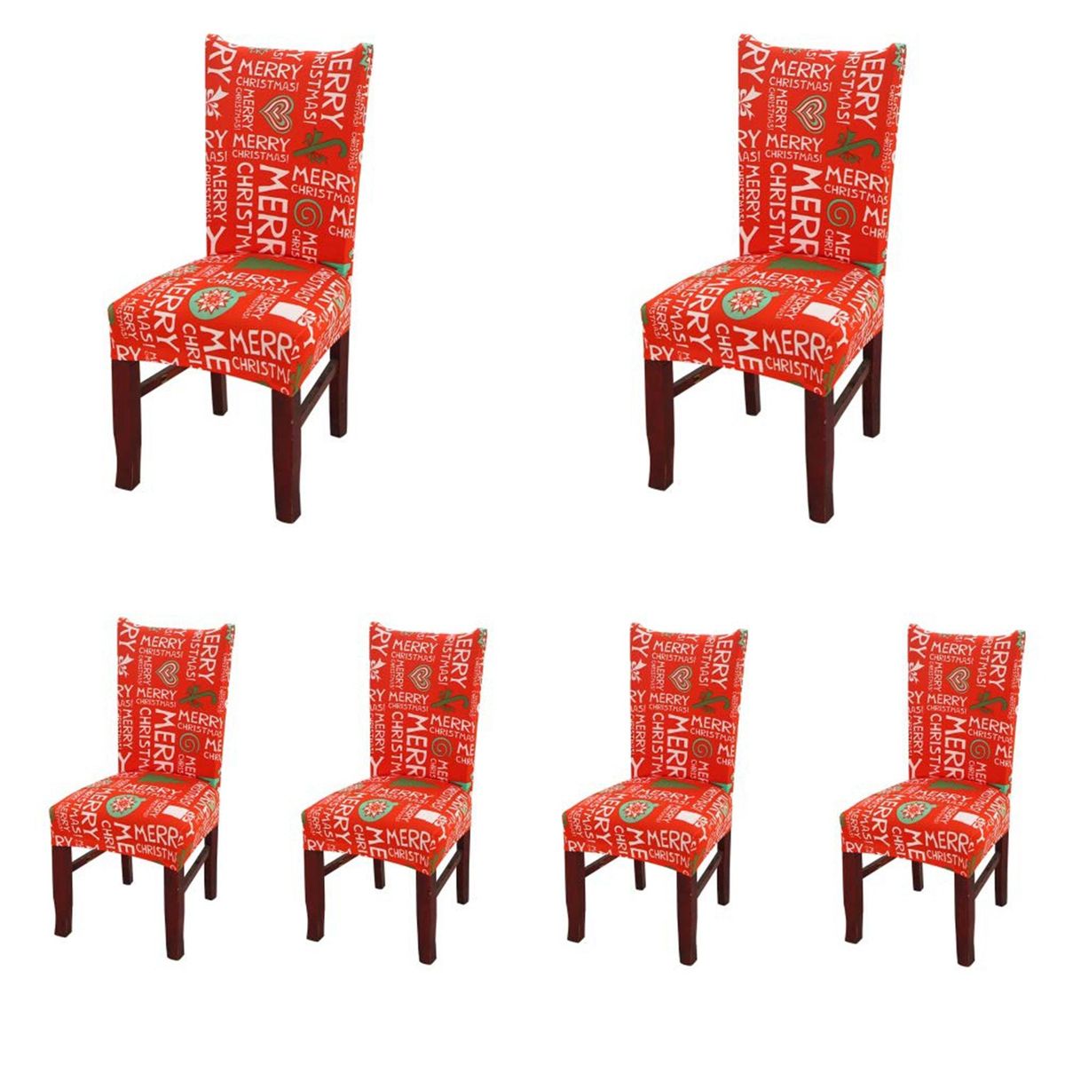 Christmas Dining Chair Protector Slipcover Home Decor