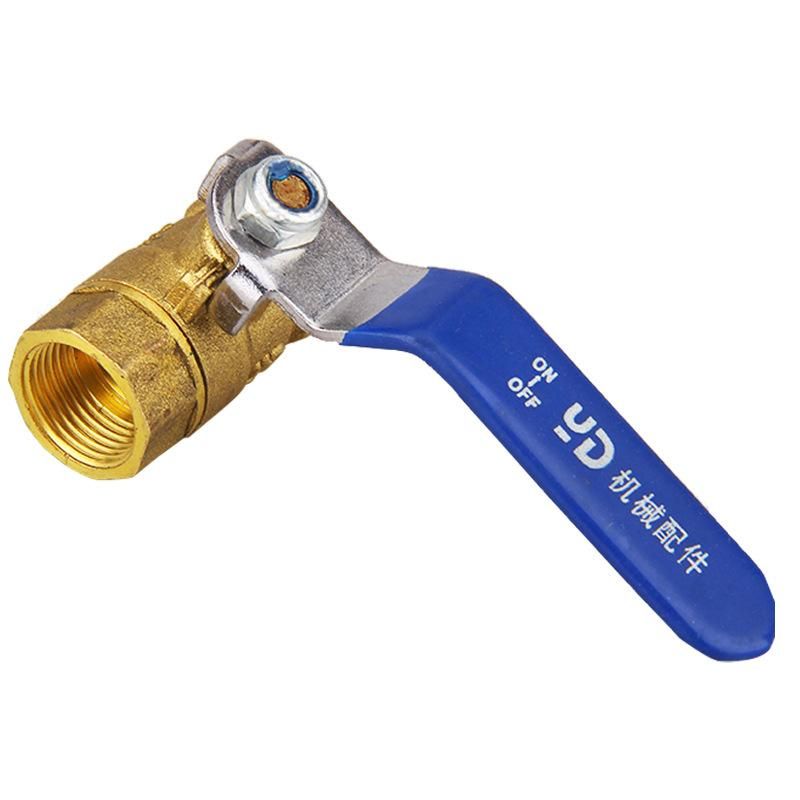 Factory Direct Sales 3 Points Double Internal Thread Brass Threaded Ball Valve 4 Points Internal Thread Copper Valve Switch in Stock Large Quantity and Excellent Price