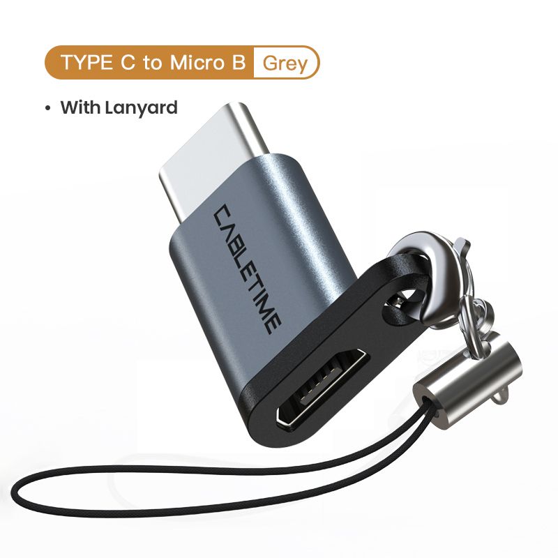 CABLETIME USB Adapter To B Female OTG Converter For Laptop
