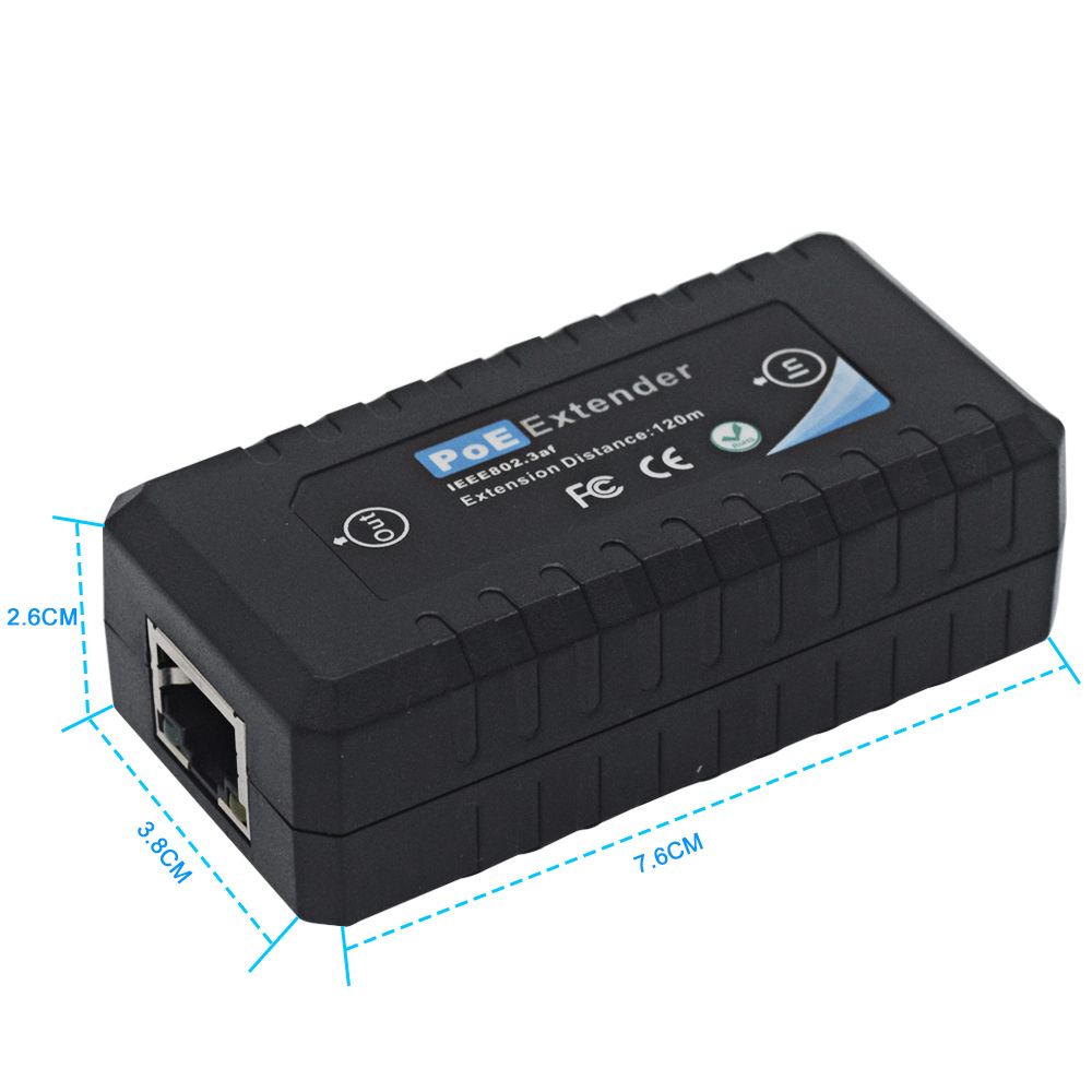 Newest PoE Extender IEEE802.3af For IP Cctv Camera Syestem