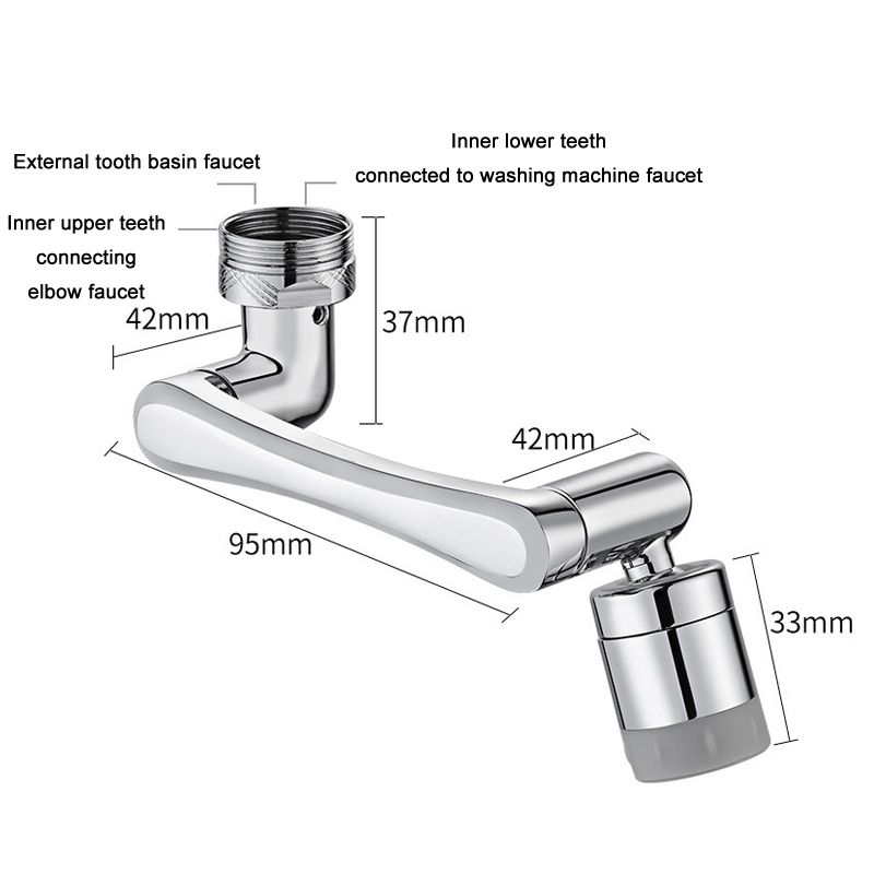 Faucet Universal Extender, Specification: All Copper Double