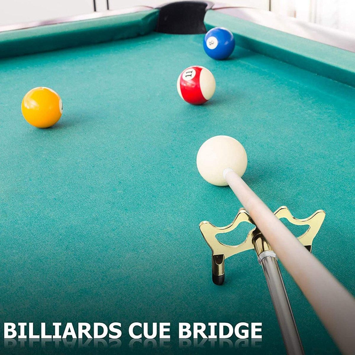Billiards Cue Stick Bridge, Pool Cue Accessory,Low Bridge