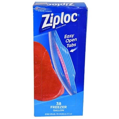 Ziploc Bags - 38 Freezer Gallon Storage