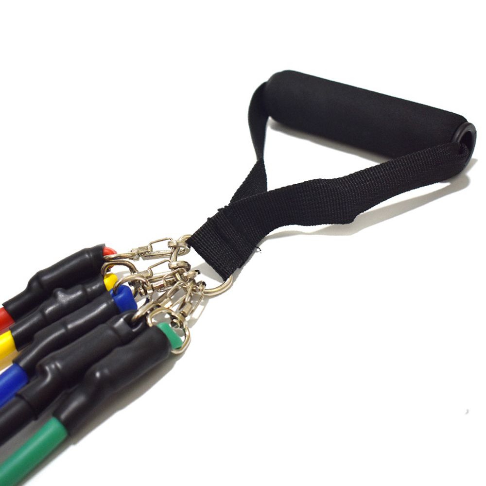 11 Pcs Pull Rope Set Latex Tubes Pedal Excerciser