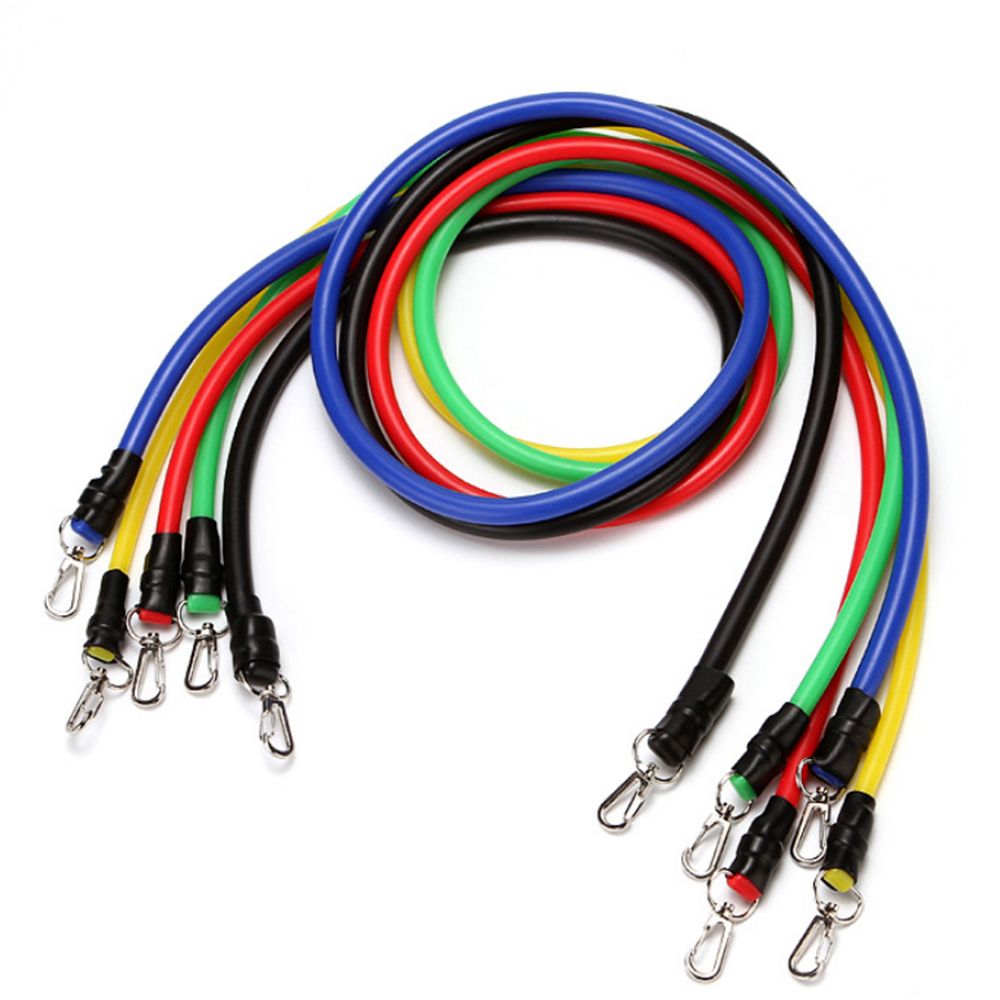 11 Pcs Pull Rope Set Latex Tubes Pedal Excerciser