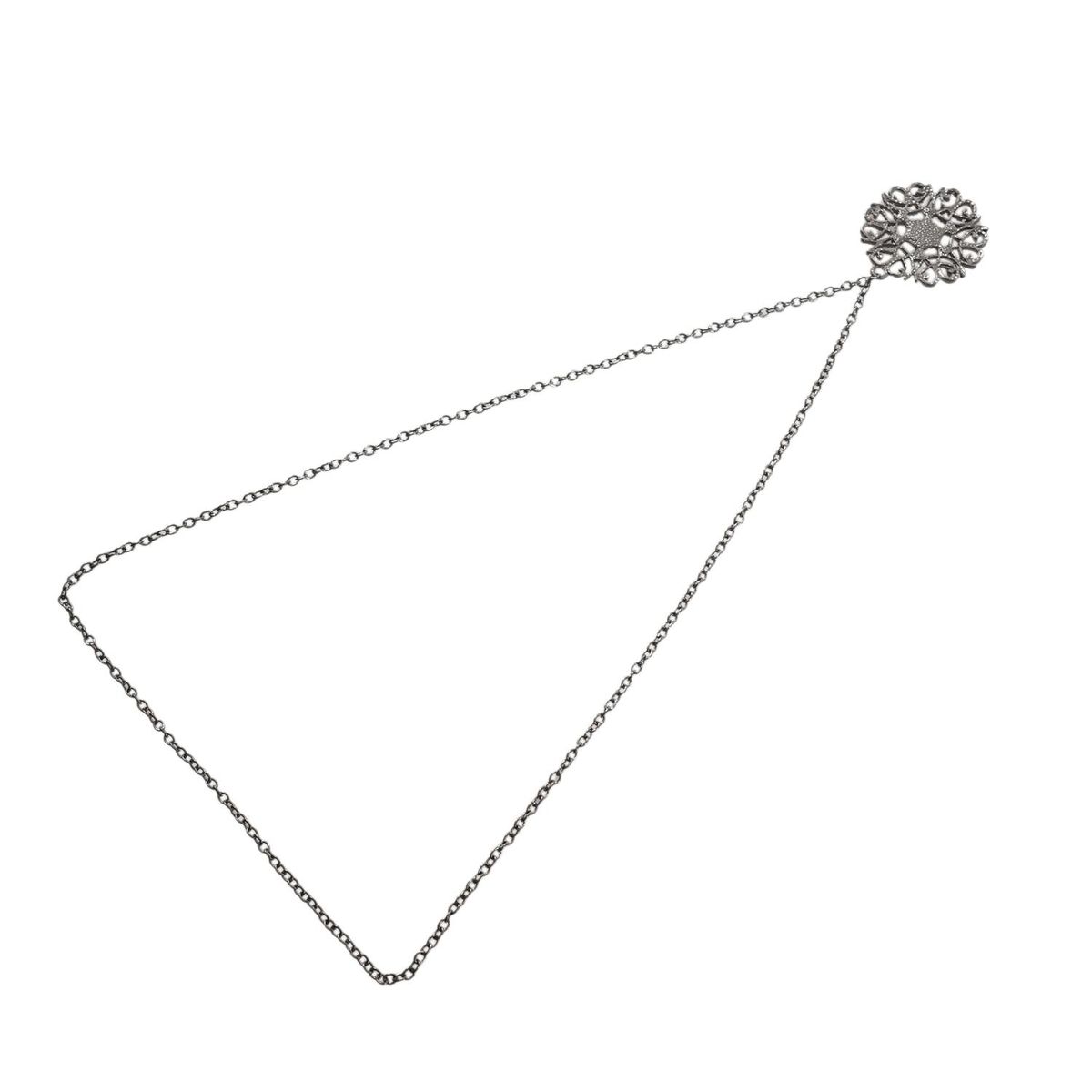 Fashion Women's Hollow Flower Shinning Rhine Long