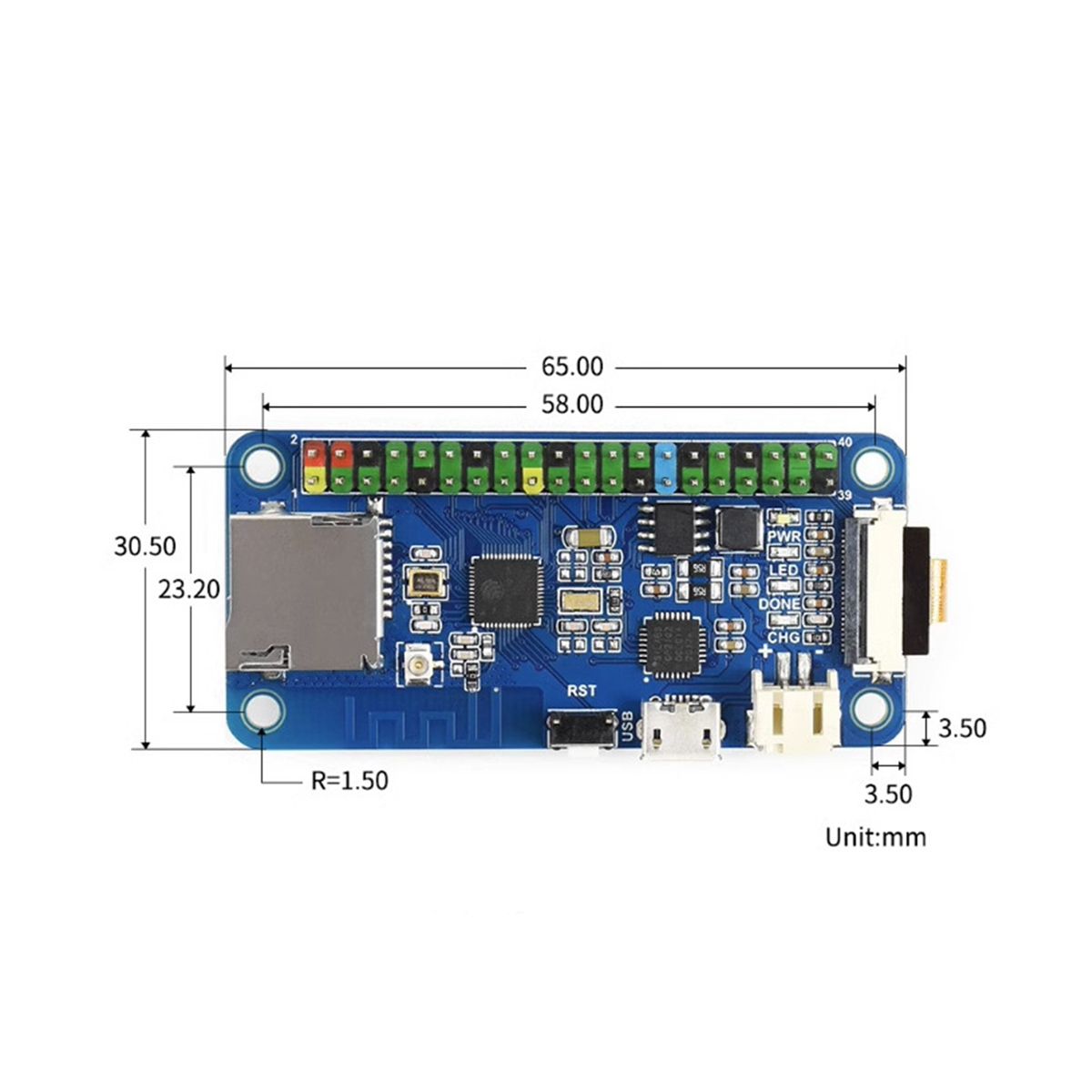 ESP32 Development Board 240MHz WIFI Bluetooth Support Image Voice Processing Board B
