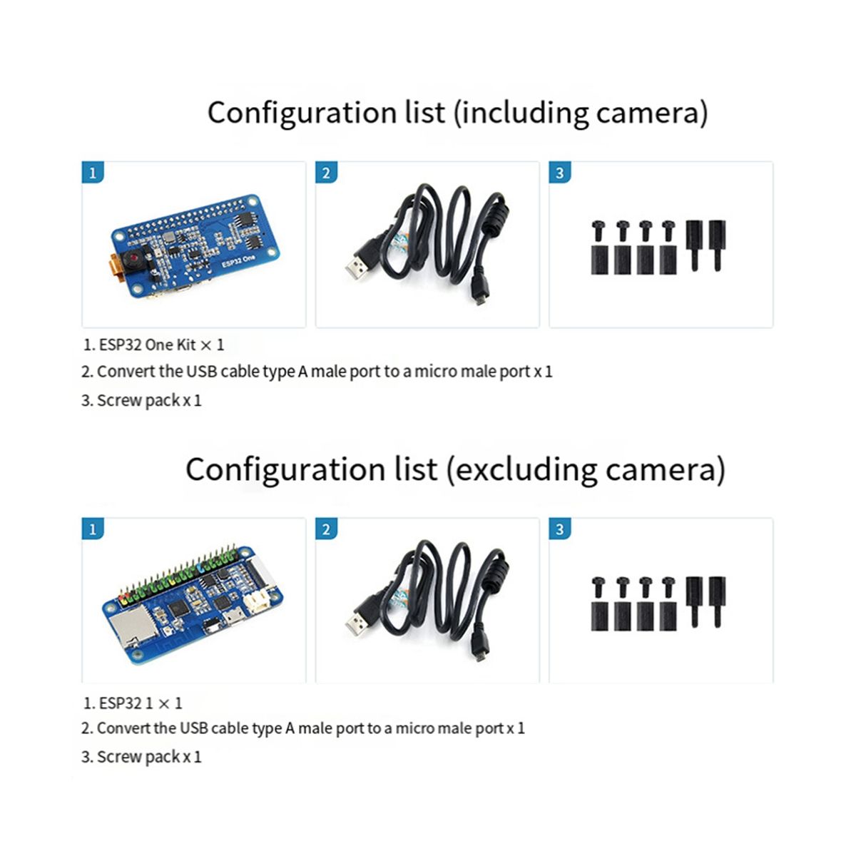 ESP32 Development Board 240MHz WIFI Bluetooth Support Image Voice Processing Board B