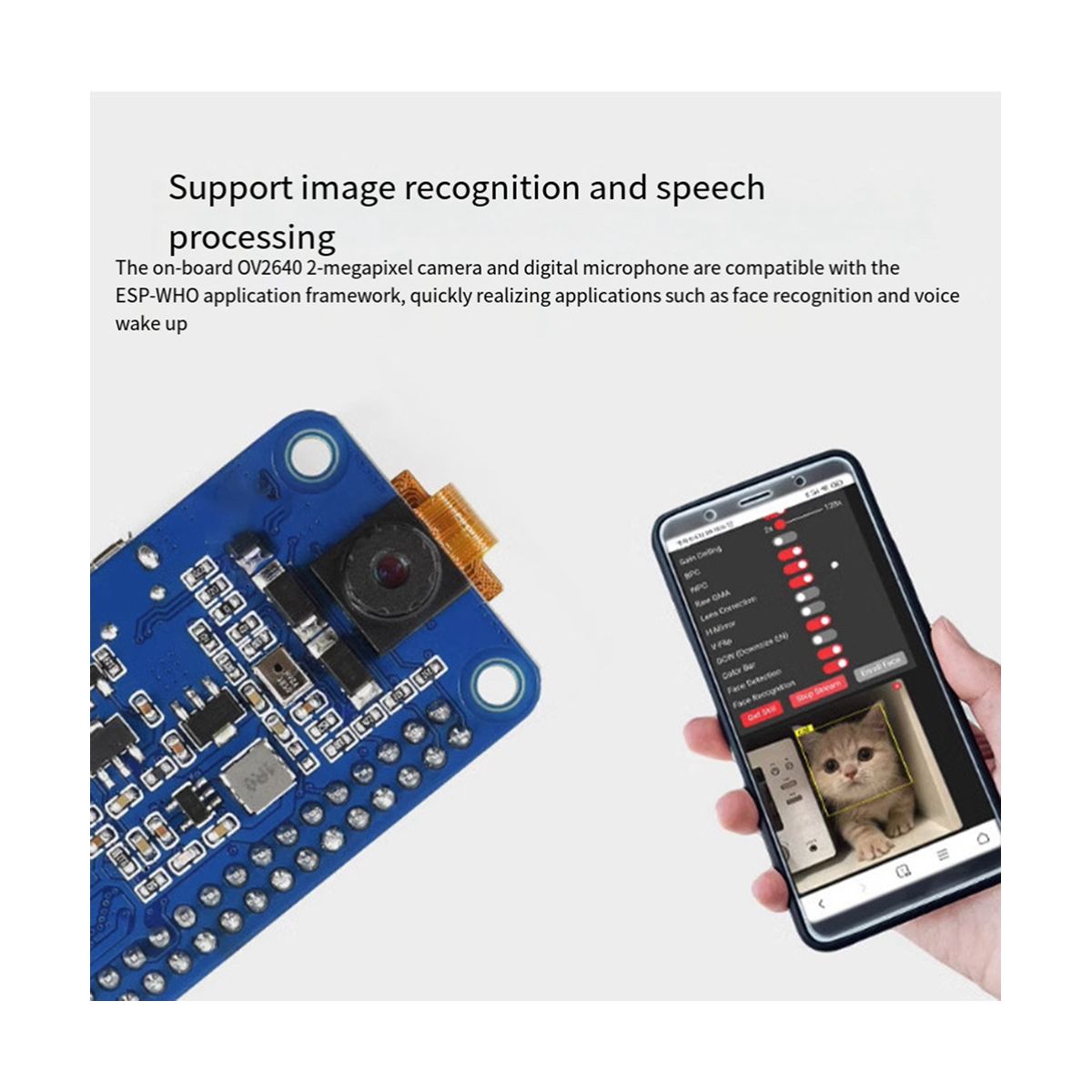 ESP32 Development Board 240MHz WIFI Bluetooth Support Image Voice Processing Board B