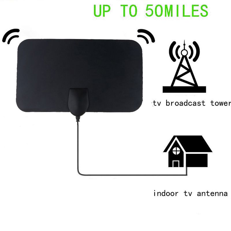Design 4K 25DB High Gain HD TV DTV Box Digital TV Antenna