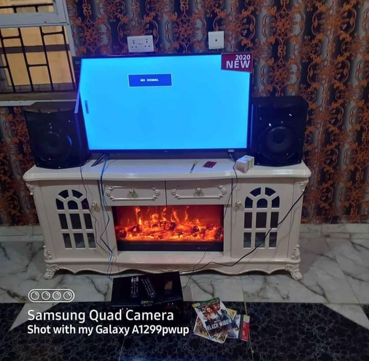 Royal TV Stand With Drawers/Electric Fireplace-TMT